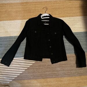 Banana Republic Black Denim Jacket